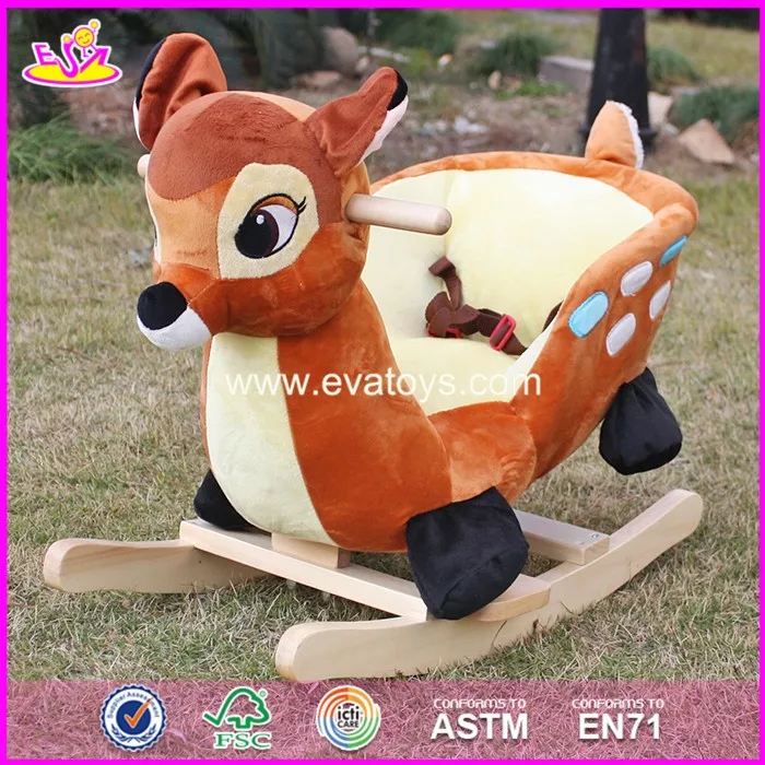 plush rocking deer
