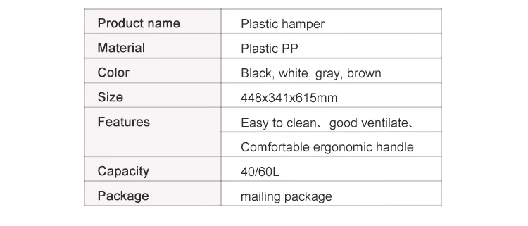 Cesta De Lavandería Resistente De Plástico De Estilo Tejido Con Forro