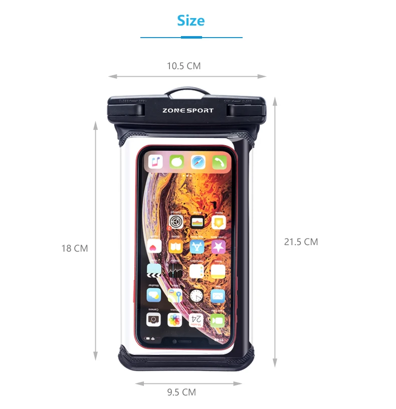 Hot New Products Waterproof cellphone bag for Outdoor Camping Floating Waterproof phone case