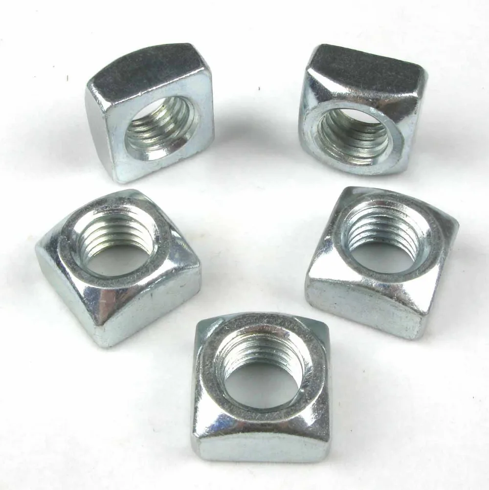 High Quality Galvanized Heavy Carbon Steel Din 557 M4 Square Nut Buy