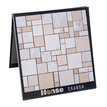 Marble Mosaic For Decoration 300 300 Off White Multi Size Stone