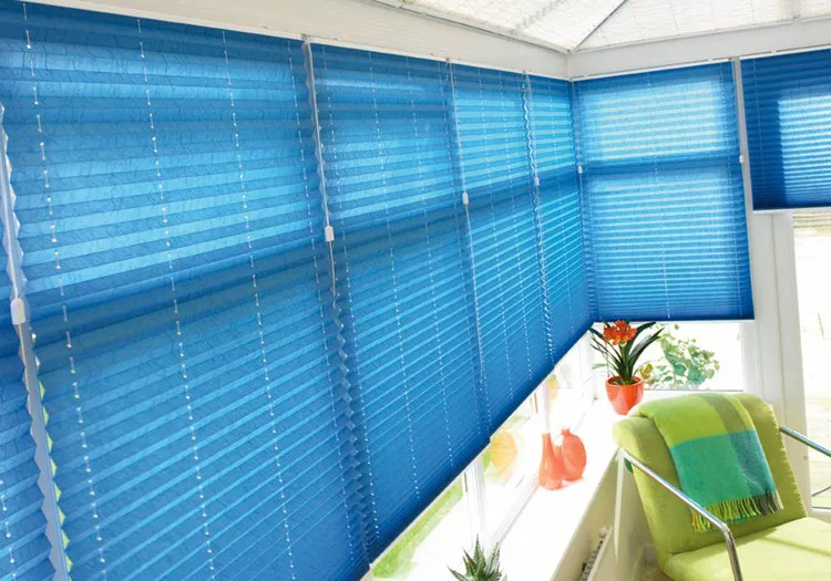 One Way Vision Cord Control Pleated Window Shades Buy Cord Control