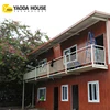 Customized high quality T prefab modern house two 2 story mobile modular manufactured homes floor plans
