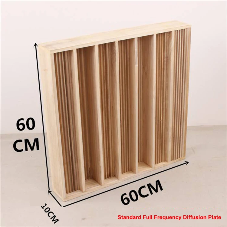 High quality wood acoustic diffuser of auditorium