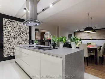 Modern Design Home Kitchen Cabinets And Corian Countertop Buy