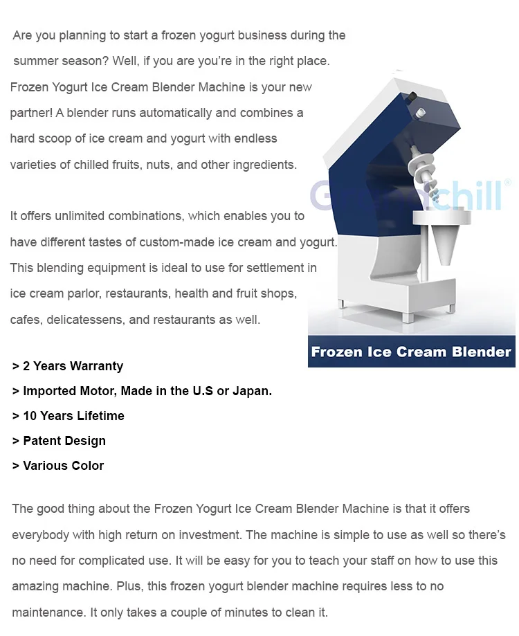 Frozen Icecream Blender