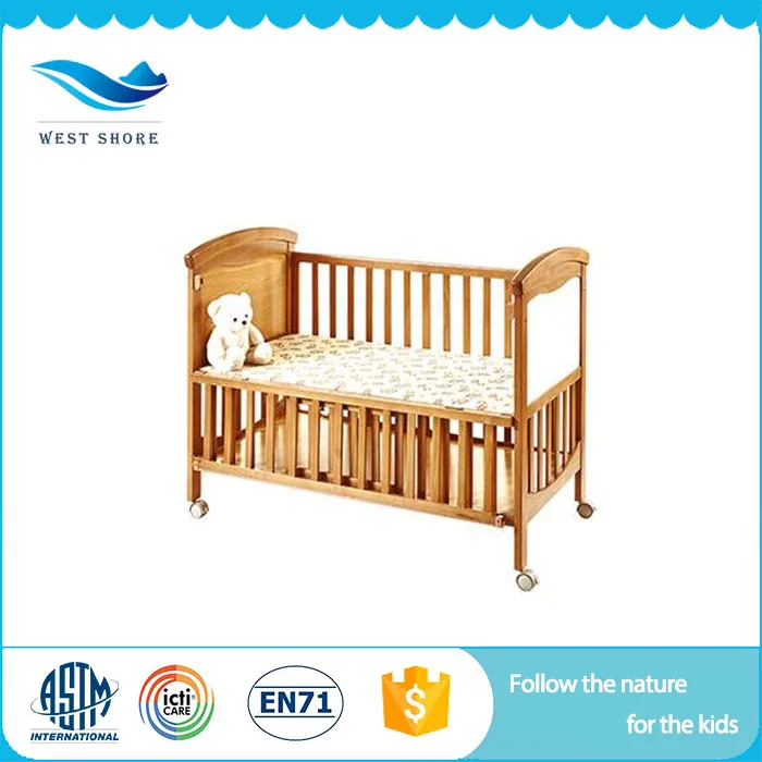 Solid Wood Baby Bed Baby Net Baby Sleeping Bed Room Furniture Bedroom