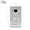 Glass Surface 7 Inch Multi Apartment Video Intercom System Support Room to Room Intercom