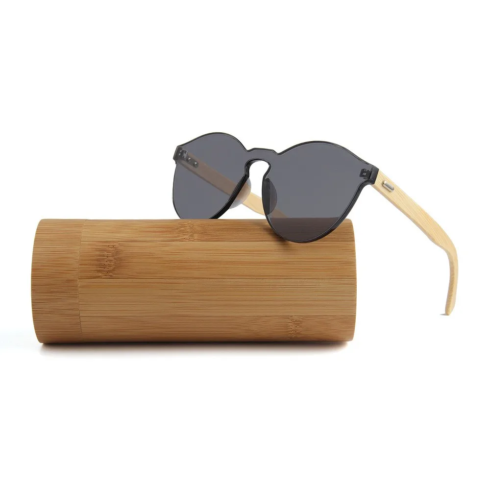 Wholesale Wood Temple Sunglasses 2018 Polarized Custom Wooden Eyewear