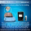 hot sale food grade silicone rubber for solid tire molds making