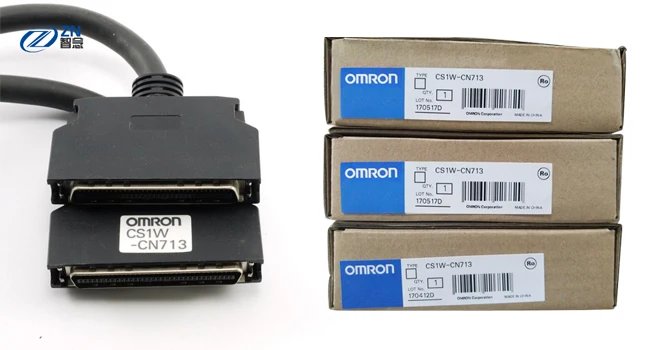 New In Box Omron Cs1w-cn713 Plc I/o Connecting Cable 2.3 Foots For 