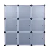 12 Cube Multi Use DIY Plastic Wardrobe Portable Closet Organizer