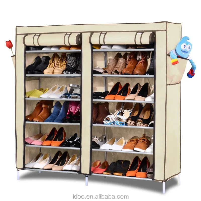 Non Woven Fabric Storage Rack Cupboards Dustproof Small Shoe Rack Fh Cm0510 Buy Storage Rack Cupboards Double Row Shoe Rack Dustproof Small Shoe Rack Product On Alibaba Com