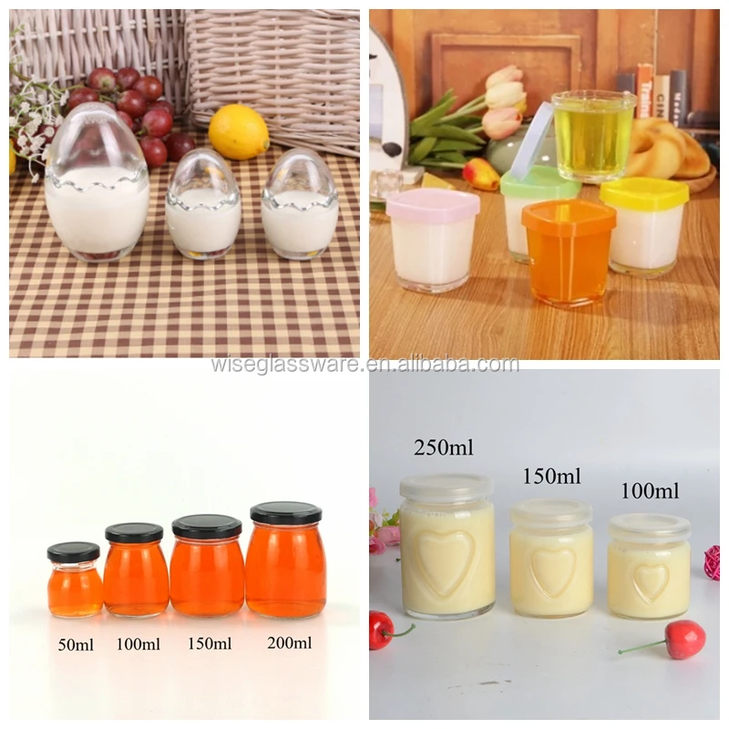 5oz 150ml Glass Yogurt Container Milk Food Jars Buy Glass Yogurt Container,5oz 150ml Glass