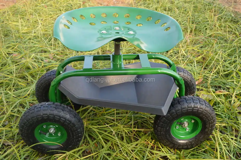 Rolling Garden Work Seat,Garden Cart,Garden Tractor Seat Cart Buy