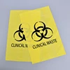 Yellow hospital use waterproof plastic medical trash bags cheap hdpe roll disposable medical trash bag for sale