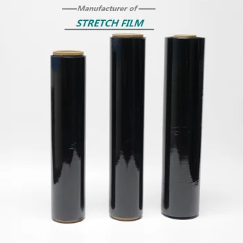 black stretch film