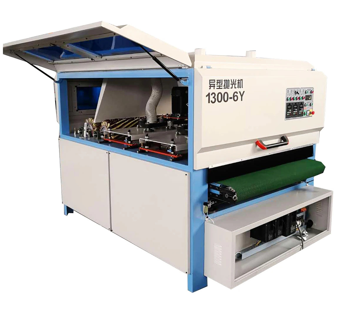 用于mdf 柜门的 1000毫米宽度木刷砂光机抛光机