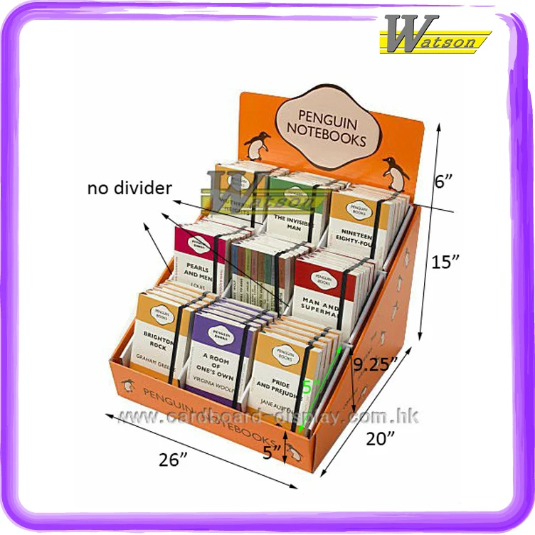 Charity Items Cardboard Counter Display Box With A Coin Storage