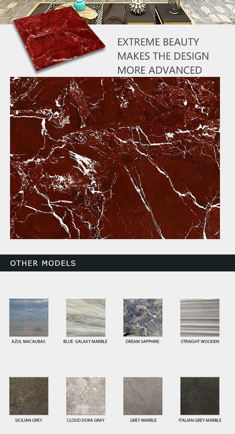 High Quality Luxury Vein Red Marble Flooring Border Designs, High Quality Red Marble Slab Sizes