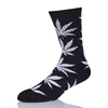 Boys Wearing Crew Cheap Hemp Weed Leaf Socks for Man