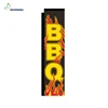 BBQ camp position display feather flag knitted fabric full color print