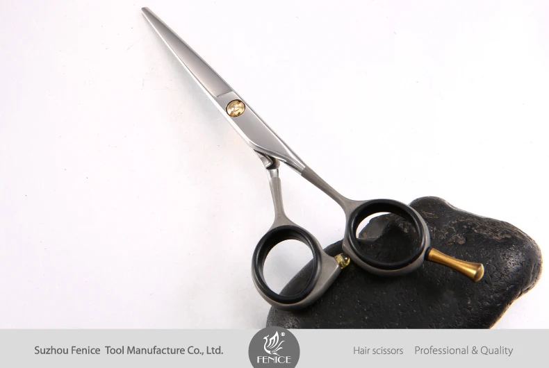 Fenice Private Label Stainless Steel Shears 6 Inch Hair Cut Scissors for Hairdressers