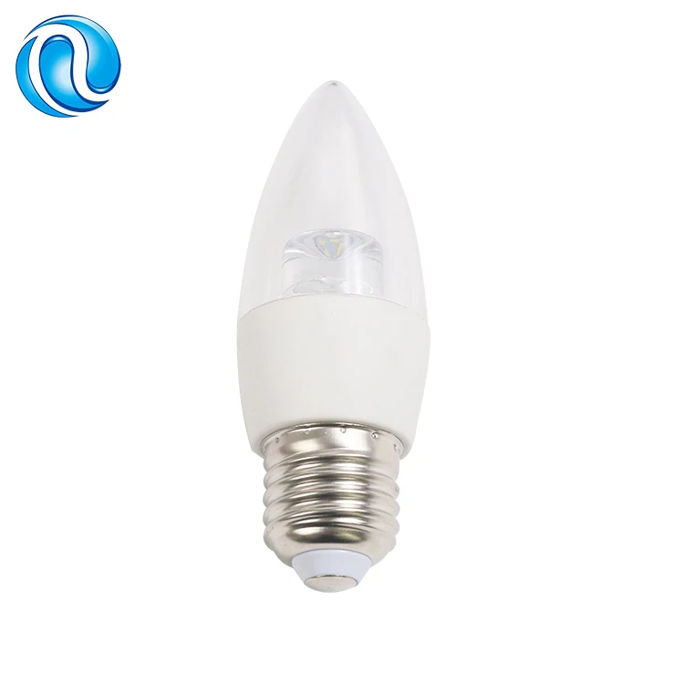 manufacturing plant e27 3w 5w 6w CE led pyramid candle mini light bulb