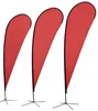 1.3*3.5m Wind Flying Good Printing Effect Flags and Poles for Beach&Advertising Flags