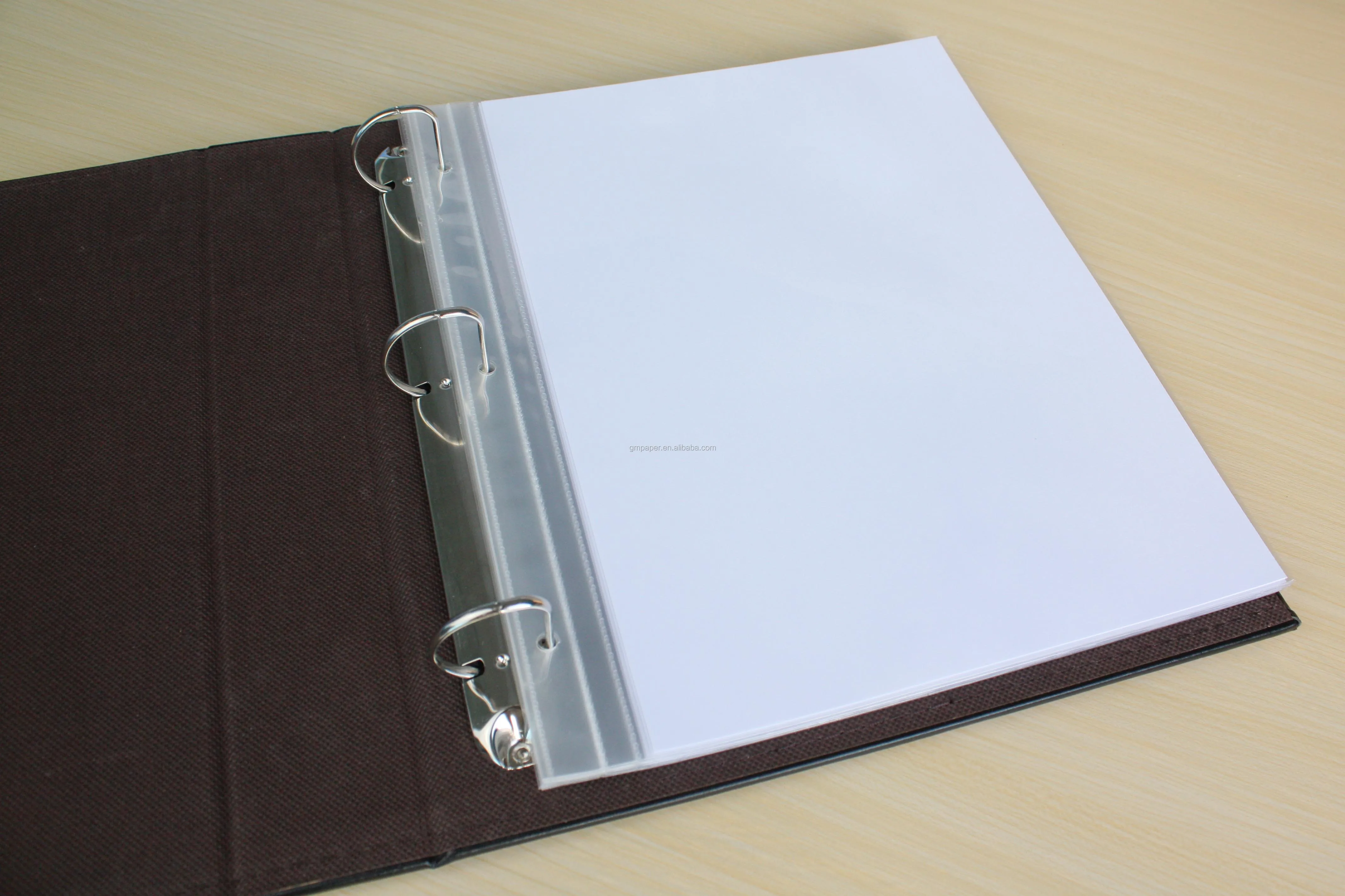 光美活页相册金属夹a4纸条在资料档案收藏照片剪贴簿相册