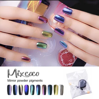 Magic Metallic Effect Powder Acrylic Nail Mirror Magic Metallic Effect Powder Acrylic Nail Mirror For Art