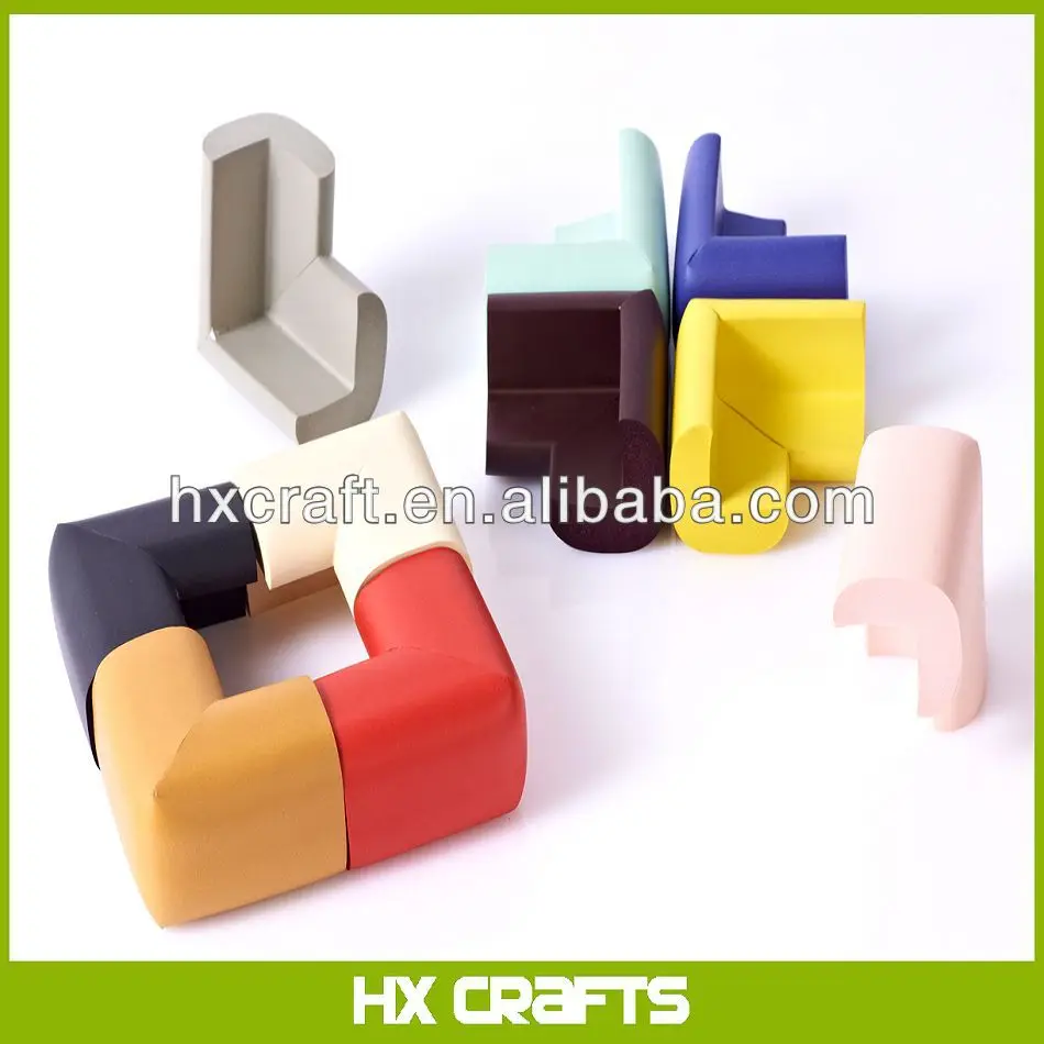 
4 x Soft Baby Safety Corner Edge Cushion Desk Table Cover Protector Pads Child 