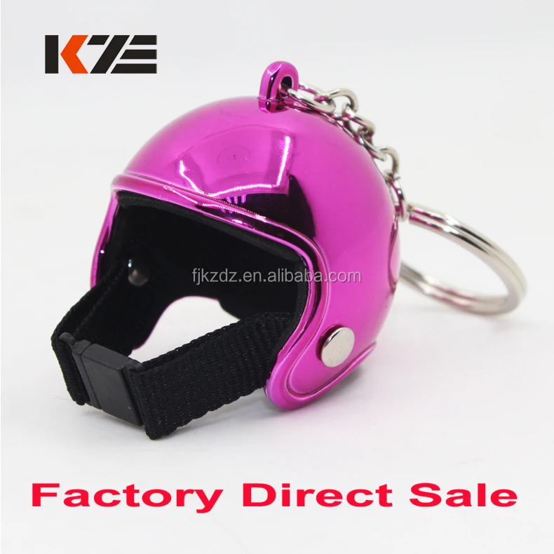 New Design Helmet Keychain Motorcycle Helmet Keychain Rubber Pendant