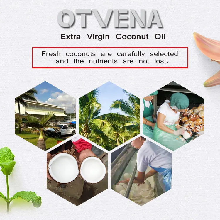 private label OEM/ODM bulk fractionated extra organic virgin coconut oil