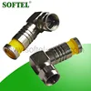 RG6,RG59 F connector/ RG11 90 Degree Compression F Connector