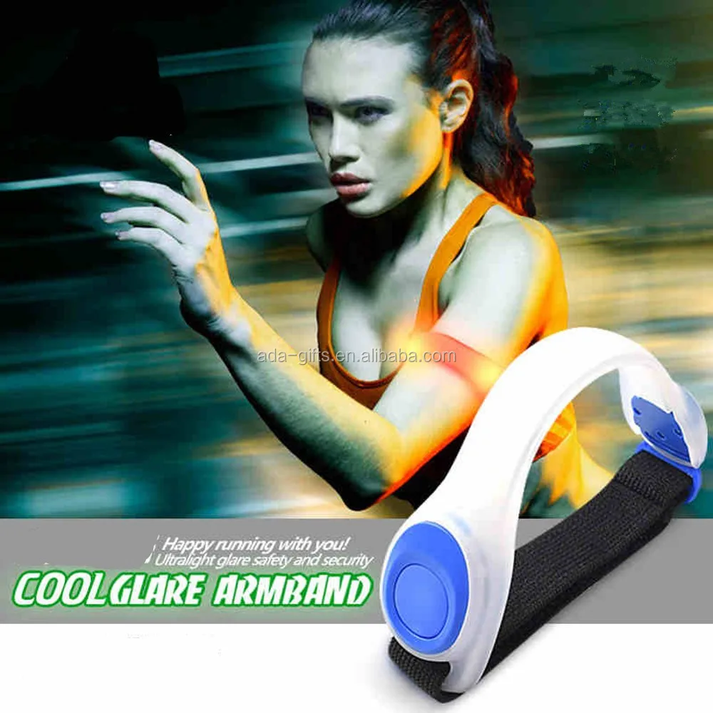 LED Light-Up Flashing Safety Reflective Arm Band For Cycling Running Jogging New