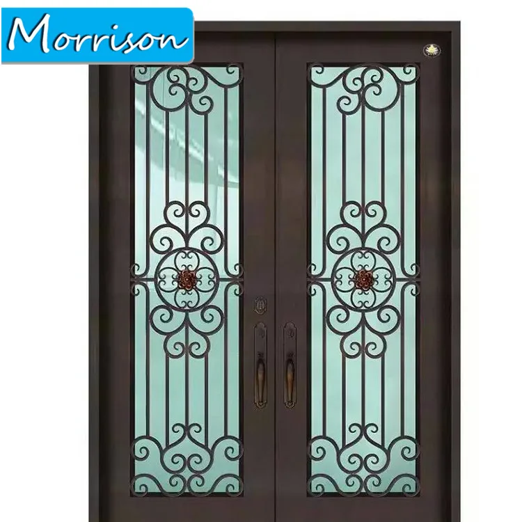 Новейший дизайн, высокое качество, низкая цена стекловолокна Ресторан входная дверь