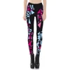Fashion Womens High Waist Leggings Sexy Smooth Crazy Patterned Slimming Pants