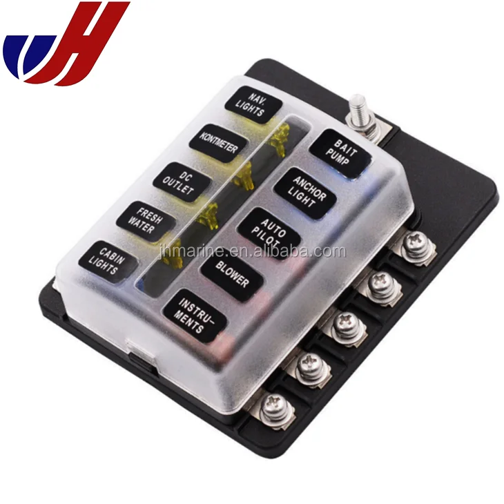 Universal 12 Way 12v Blade Marine Caravan Auto Car Fuse Box Buy Car