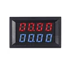 4 Bit Digital Voltmeter Ammeter DC 200V 10A Red Blue LED Dual Display Voltage Amp Panel Meter 12v 24v Car Current Monitor Tester