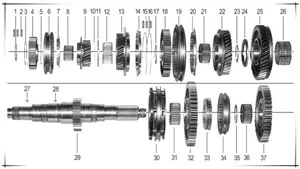 Кпп jac 120 схема