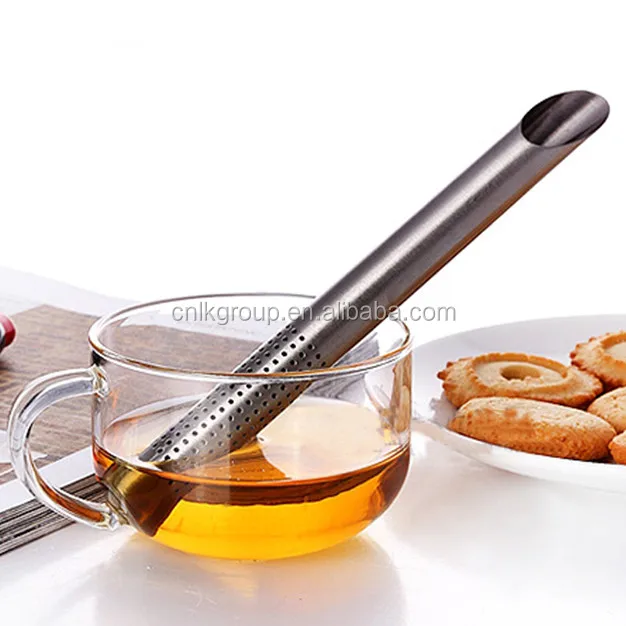 Stainless Steel Stick Pipe Tea Infuser /loose Tea Infuser Leaf Strainer
