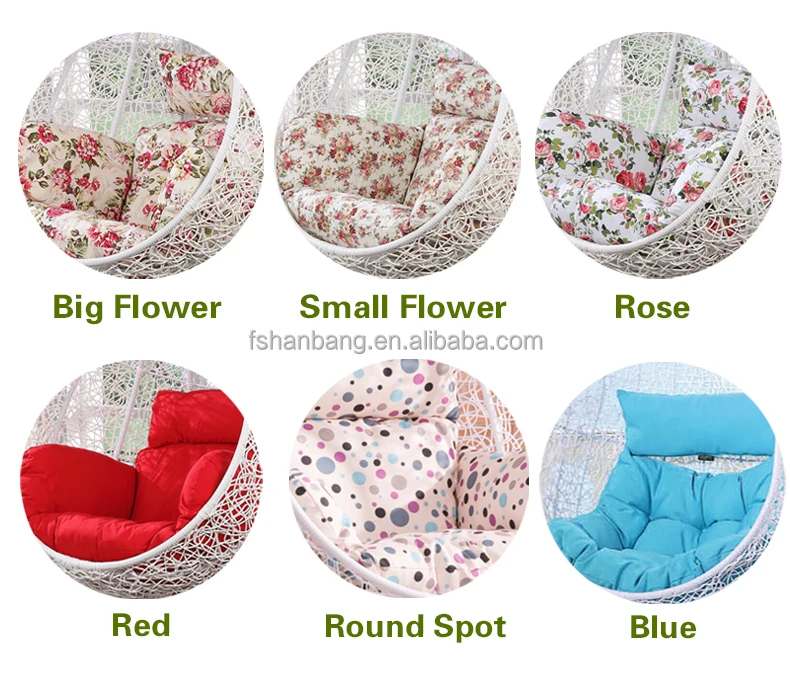 2016 New Design Rattan Wicker Hanging cane swing chair for sale