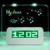 Erasable Memo Board Fluorescent Light Message Board LED Digital Alarm Clock USB 4 Port Hub