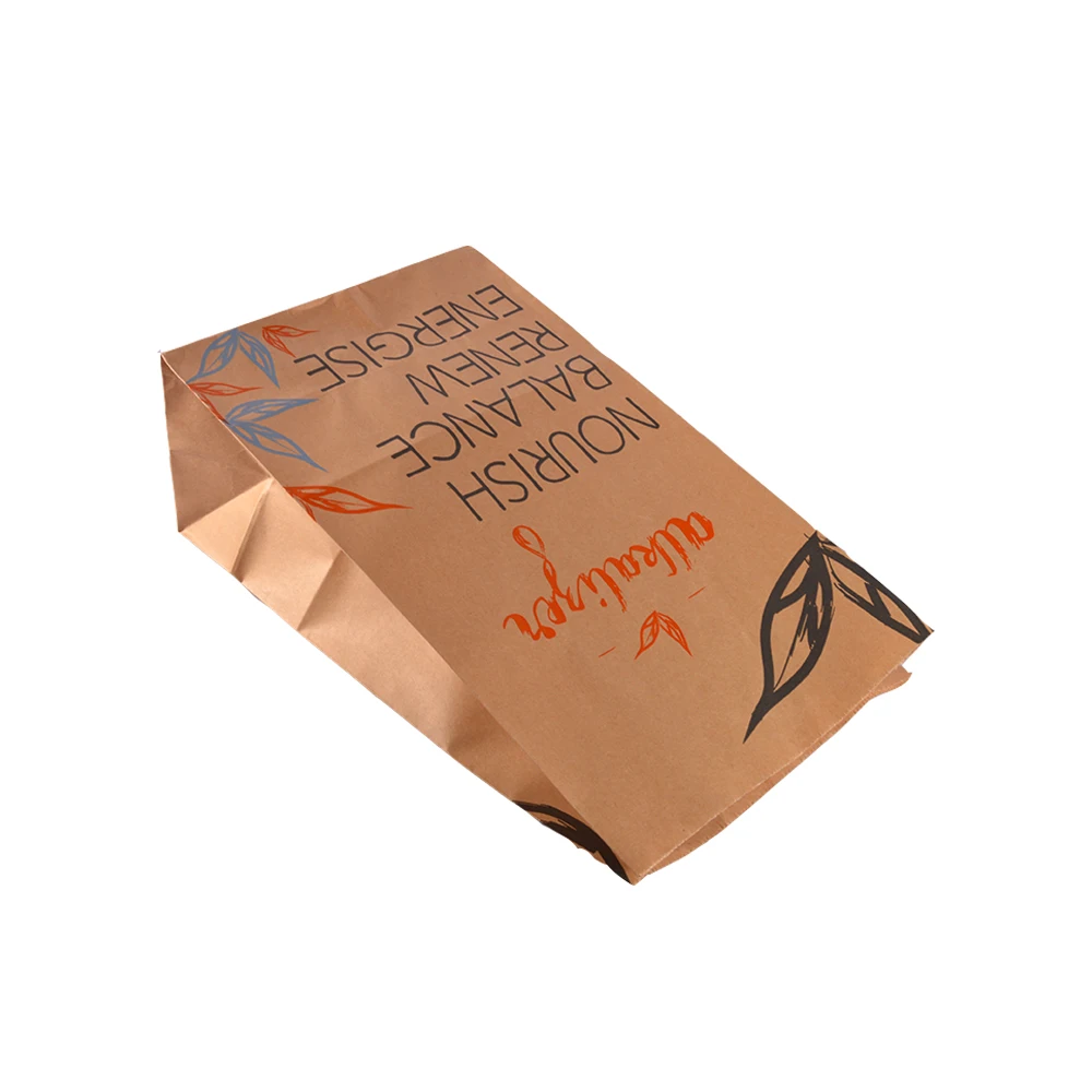 Recycled Brown Kraft Paper Bag Bread Packaging Paper Bags - Buy Bread