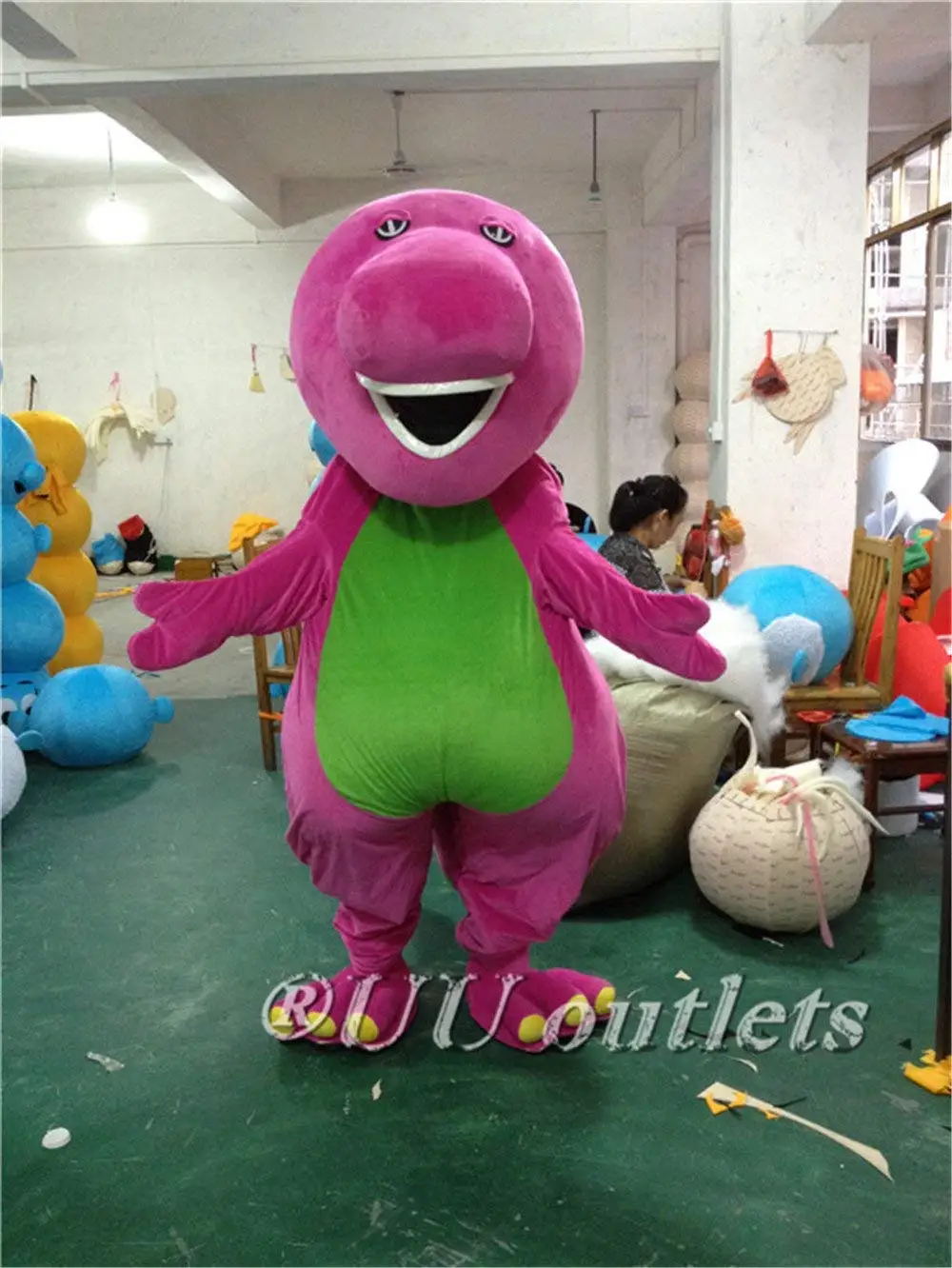 barney costume for adults rental