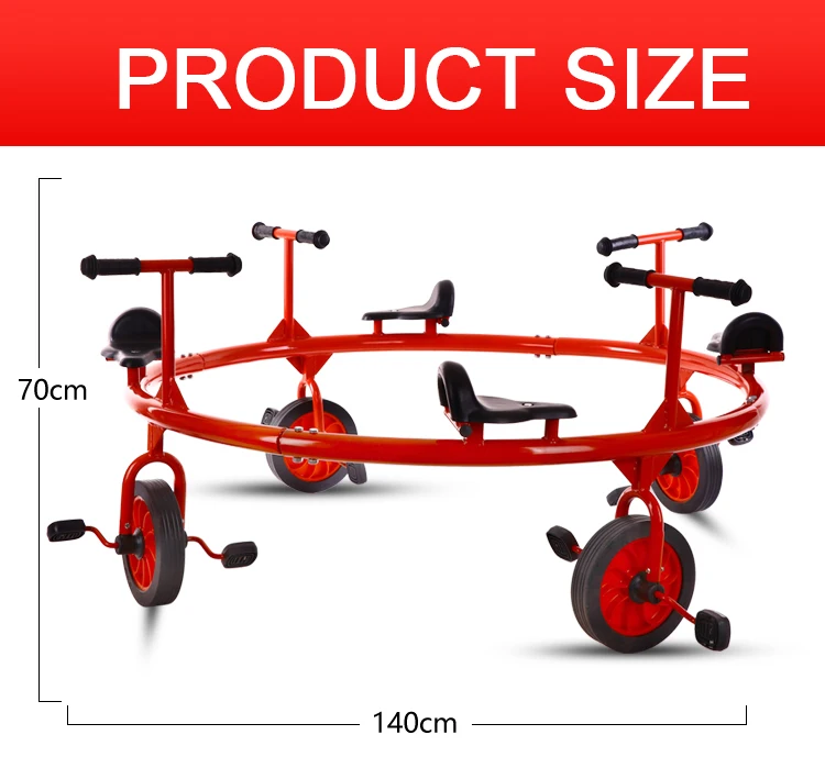 Kindergarten Equipment Kids Fun Equipment 4 Seat Pedal Car Buy Kids