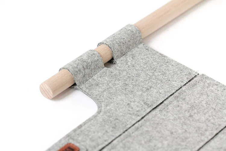 Office Wall Mounted Organizer Pocket Felt Tools Hanging Organizer For