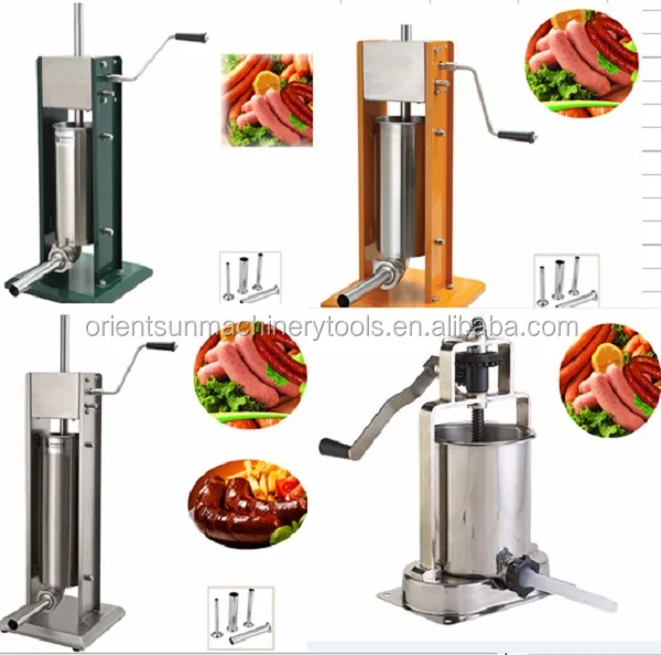 Sausage Making Machine Two Speed Gear Box Vertical Stainless Steel