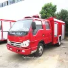 Foton forland double cabin 4*2 6 wheeler standard water tanker fire trucks dimensions 2000 liter